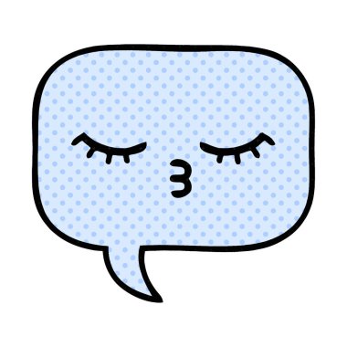 çizgi roman tarzı karikatür konuşma balonu