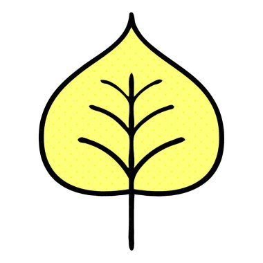 çizgi roman tarzı çizgi film sonbahar yaprak