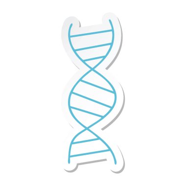 sevimli çizgi Dna iplikçiğinin etiket
