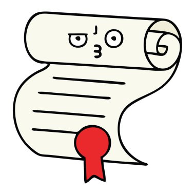 sevimli çizgi sözleşme