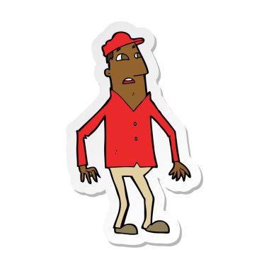 etiket bir karikatür dostum şok