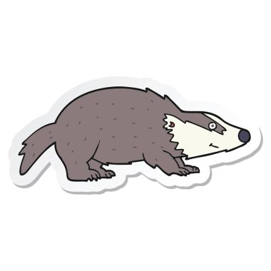 bir çizgi film porsuk etiket