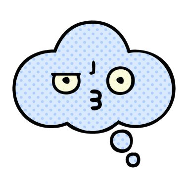 kabarcık çizgi roman tarzı çizgi film düşündüm