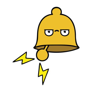 sevimli çizgi zil çan