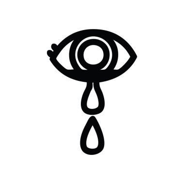 ağlayan göz simgesi simgesi