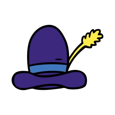 elle çizilmiş karikatür doodle çiftçiler şapka