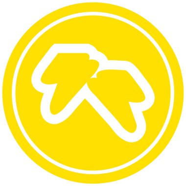 yıldırım cıvata dairesel simgesi simgesi