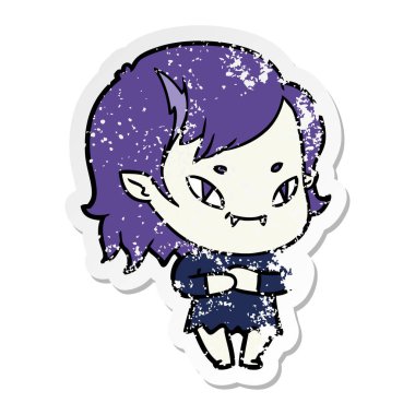 bir çizgi film dostu vampir kızın sıkıntılı etiket