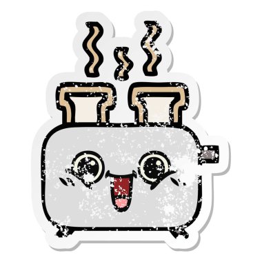 sevimli çizgi dolusu sıkıntılı etiket