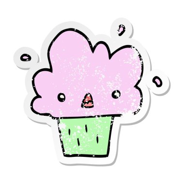 çizgi film çörek sıkıntılı etiket