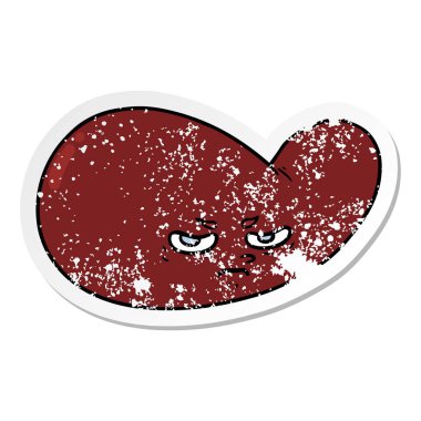 bir çizgi film safra kesesi sıkıntılı etiket