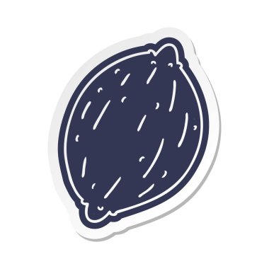 çizgi film etiketi tek bir ceviz