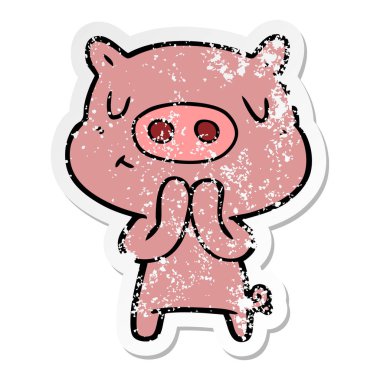 çizgi film içerik domuz bir sıkıntılı etiket