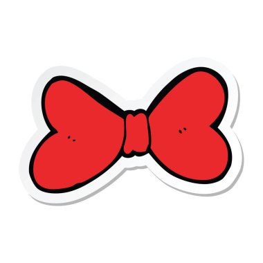 çizgi film papyon etiket