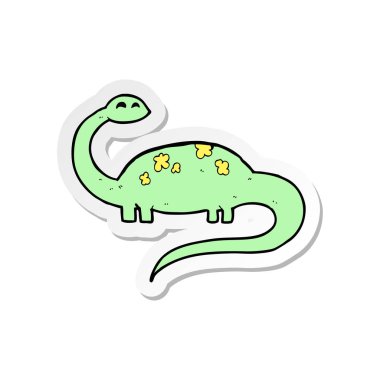 çizgi film dinoaur etiket