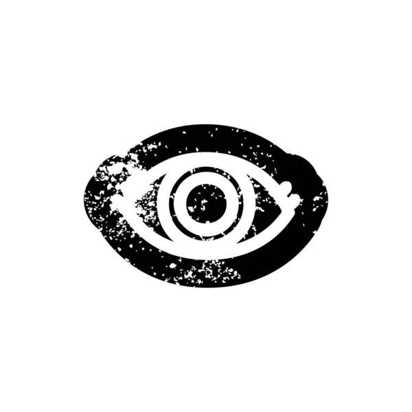 Staring eye icon — Stock Vector