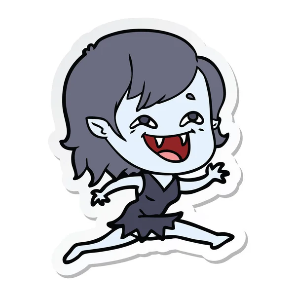 Desenho Animado Rindo Vampiro Menina imagem vetorial de lineartestpilot©  183528660