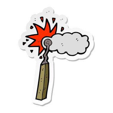 bir çizgi film maçın etiket