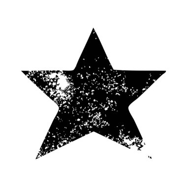 sıkıntılı bir altın yıldız sembolü