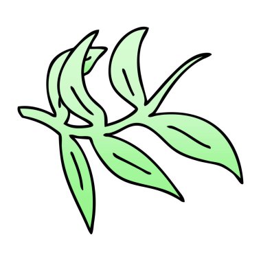 ilginç degrade gölgeli karikatür üzüm