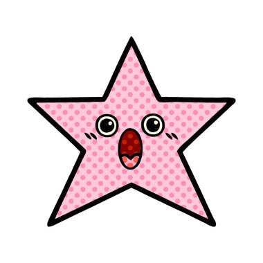 çizgi roman tarzı çizgi film yıldız balık