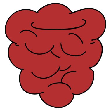 el çekilmiş ilginç karikatür ahududu