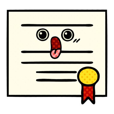 çizgi roman tarzı karikatür mezuniyet diploma