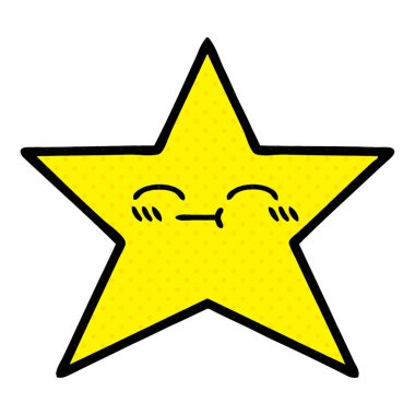 çizgi roman tarzı çizgi film altın yıldız