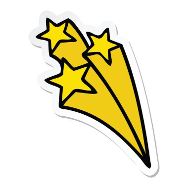 sevimli çizgi göktaşları etiket