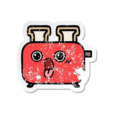 sevimli çizgi dolusu sıkıntılı etiket