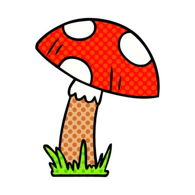 bir kurbağa tabure karikatür doodle