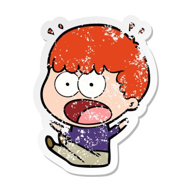 bir karikatür dostum şok sıkıntılı etiket