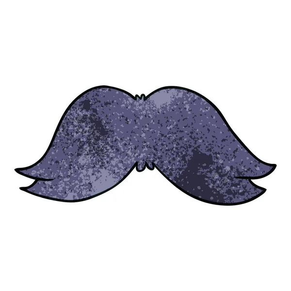 Σαγρέ γελοιογραφία doodle του ένα επανδρώνει το μουστάκι — Διανυσματικό Αρχείο