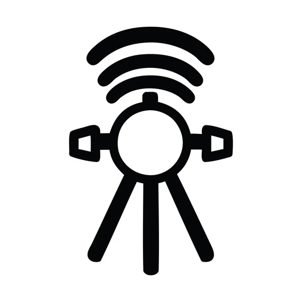 Communications satellite icon — Stock Vector