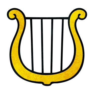 Retro grunge doku karikatür altın harp