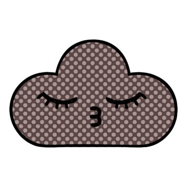 çizgi roman tarzı çizgi film fırtına bulutu