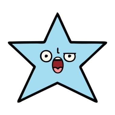 sevimli çizgi yıldız balık