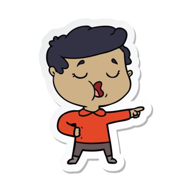 etiket konuşuyor karikatür insanın