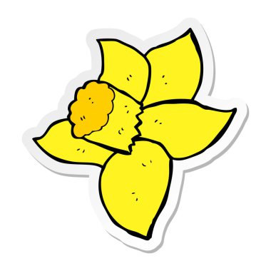 bir çizgi film nergis etiket