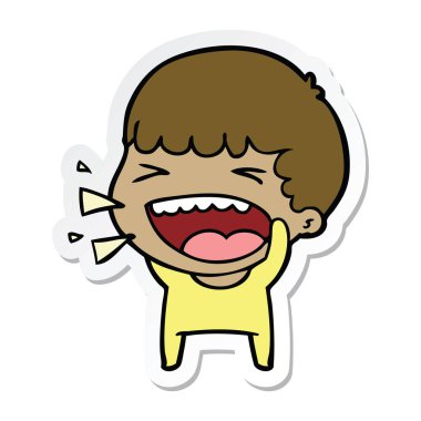 adam bir çizgi film etiketi