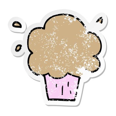 çizgi film çörek sıkıntılı etiket