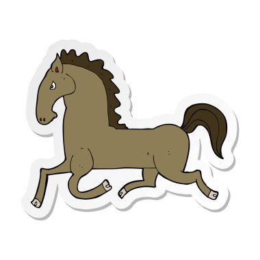 Kurlar at koştu bir çizgi film etiketi