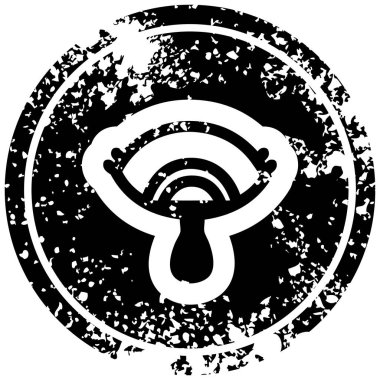 kan ağlıyor mistik göz simgesini sıkıntılı