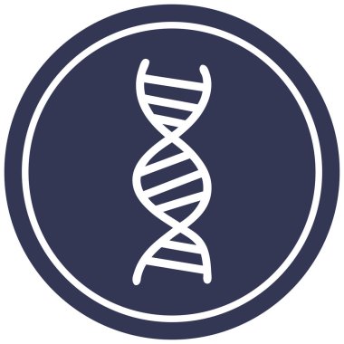 DNA zinciri dairesel simgesi