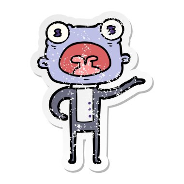 bir çizgi film garip yabancı iletişim sıkıntılı etiket