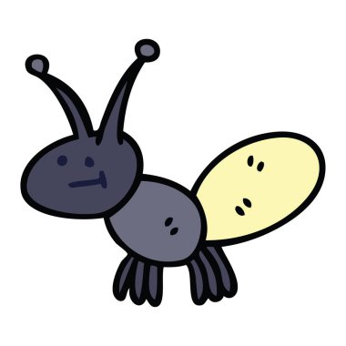 ilginç el çizilmiş karikatür ışık hata