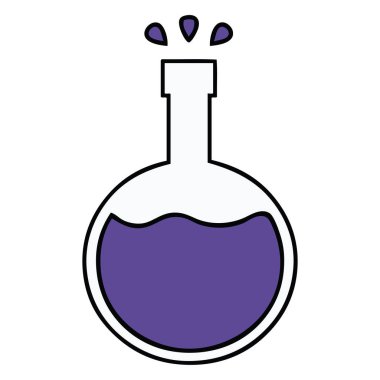 sevimli çizgi bilimsel deney