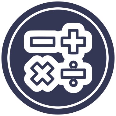 Matematik sembolleri simgesi