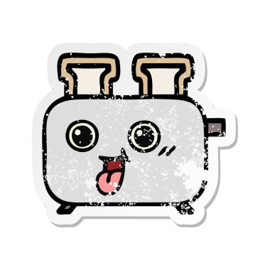 sevimli çizgi dolusu sıkıntılı etiket