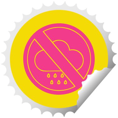 etiket çizgi film yok yağmur izin verilen oturum peeling daire